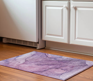 Piper Looms Mayfield Modern AMF607 Purple Machine Washable Area Rug Scatter Lifestyle Image Feature