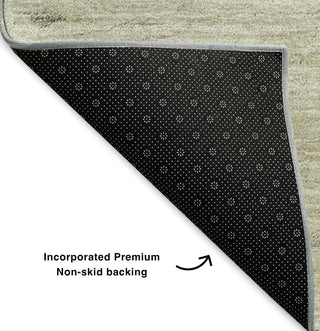 Piper Looms Mayfield Casual AMF608 Taupe Machine Washable Area Rug Backing Image