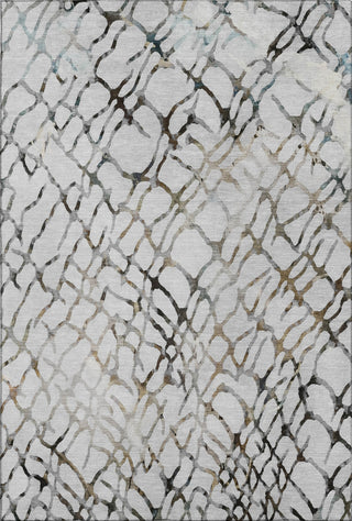 Piper Looms Mayfield Organic AMF609 Silver Machine Washable Area Rug main image