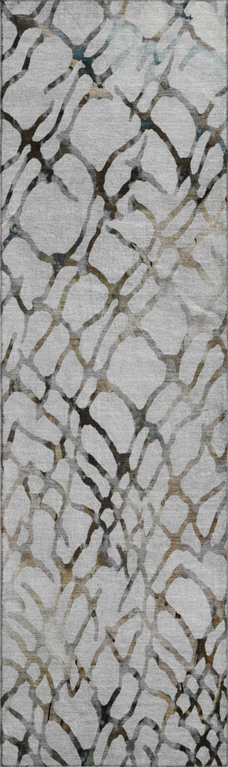 Piper Looms Mayfield Organic AMF609 Silver Machine Washable Area Rug Runner Main Image