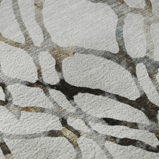 Piper Looms Mayfield Organic AMF609 Silver Machine Washable Area Rug Swatch Image