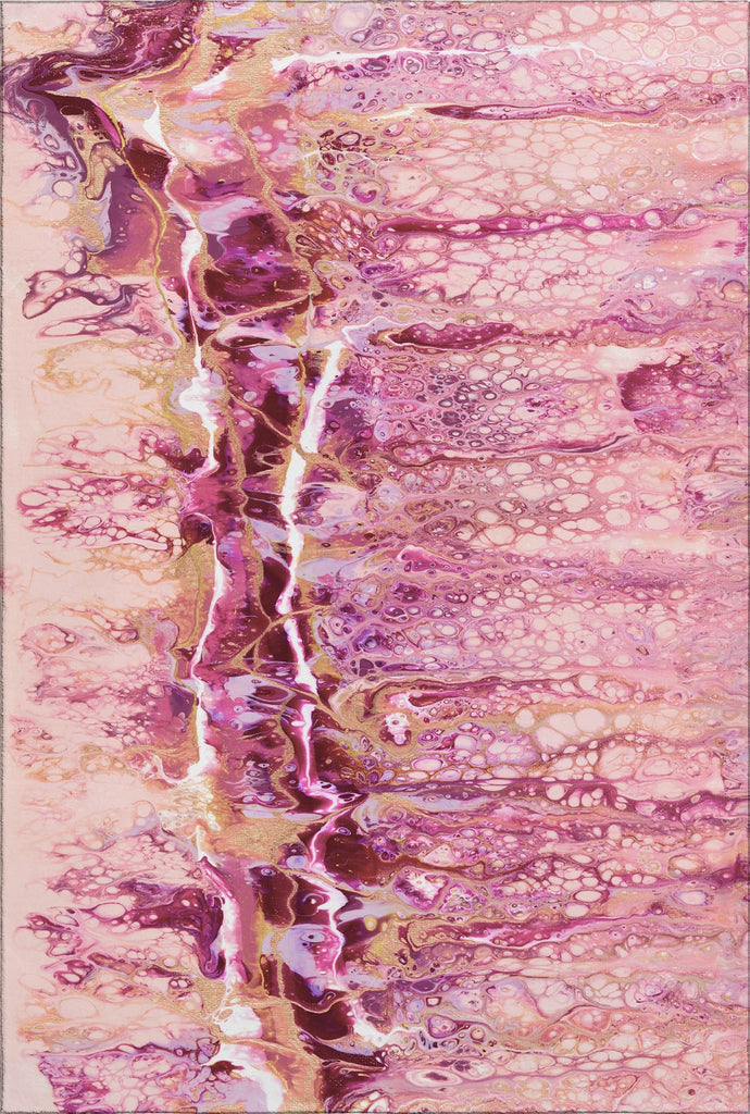 Piper Looms Mayfield Abstract AMF61 Berry Machine Washable Area Rug main image