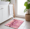 Piper Looms Mayfield Abstract AMF61 Berry Machine Washable Area Rug Scatter Lifestyle Image Feature