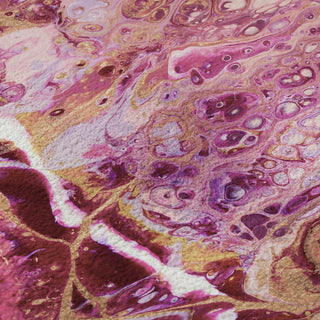 Piper Looms Mayfield Abstract AMF61 Berry Machine Washable Area Rug Swatch Image