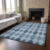 Piper Looms Mayfield Moroccan AMF610 Blue Machine Washable Area Rug Lifestyle Image Feature
