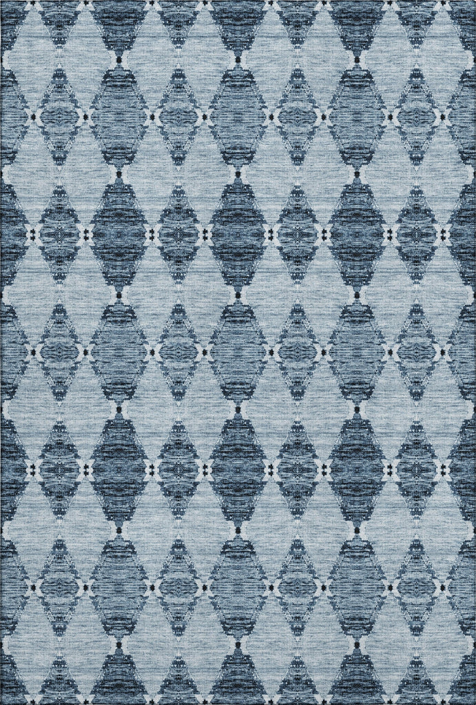 Piper Looms Mayfield Moroccan AMF610 Blue Machine Washable Area Rug main image