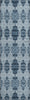 Piper Looms Mayfield Moroccan AMF610 Blue Machine Washable Area Rug Runner Main Image