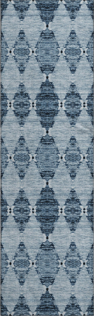 Piper Looms Mayfield Moroccan AMF610 Blue Machine Washable Area Rug Runner Main Image