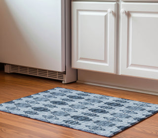 Piper Looms Mayfield Moroccan AMF610 Blue Machine Washable Area Rug Scatter Lifestyle Image Feature