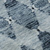 Piper Looms Mayfield Moroccan AMF610 Blue Machine Washable Area Rug Swatch Image