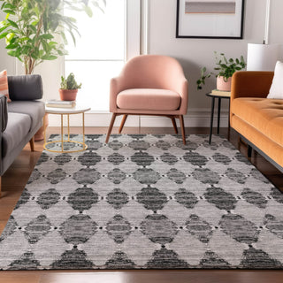 Piper Looms Mayfield Moroccan AMF610 Gray Machine Washable Area Rug Lifestyle Image Feature