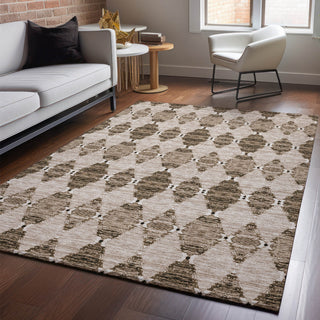 Piper Looms Mayfield Moroccan AMF610 Mocha Machine Washable Area Rug Lifestyle Image Feature