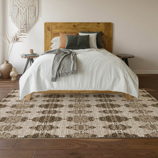 Piper Looms Mayfield Moroccan AMF610 Mocha Machine Washable Area Rug Lifestyle Image Feature