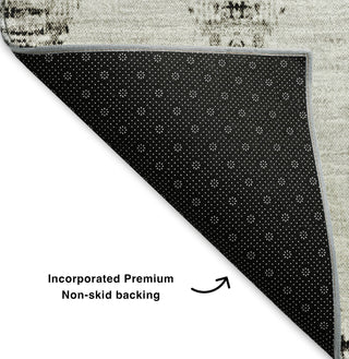 Piper Looms Mayfield Moroccan AMF610 Taupe Machine Washable Area Rug Backing Image