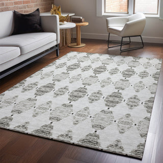 Piper Looms Mayfield Moroccan AMF610 Taupe Machine Washable Area Rug Lifestyle Image Feature