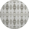 Piper Looms Mayfield Moroccan AMF610 Taupe Machine Washable Area Rug Round Main Image