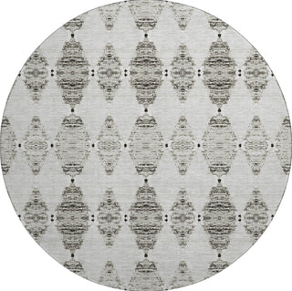 Piper Looms Mayfield Moroccan AMF610 Taupe Machine Washable Area Rug Round Main Image