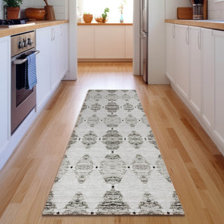 Piper Looms Mayfield Moroccan AMF610 Taupe Machine Washable Area Rug Runner Lifestyle Image Feature