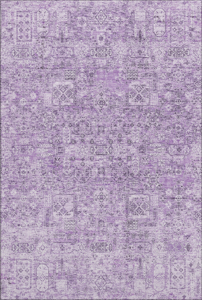 Piper Looms Mayfield Panel AMF611 Lilac Machine Washable Area Rug main image