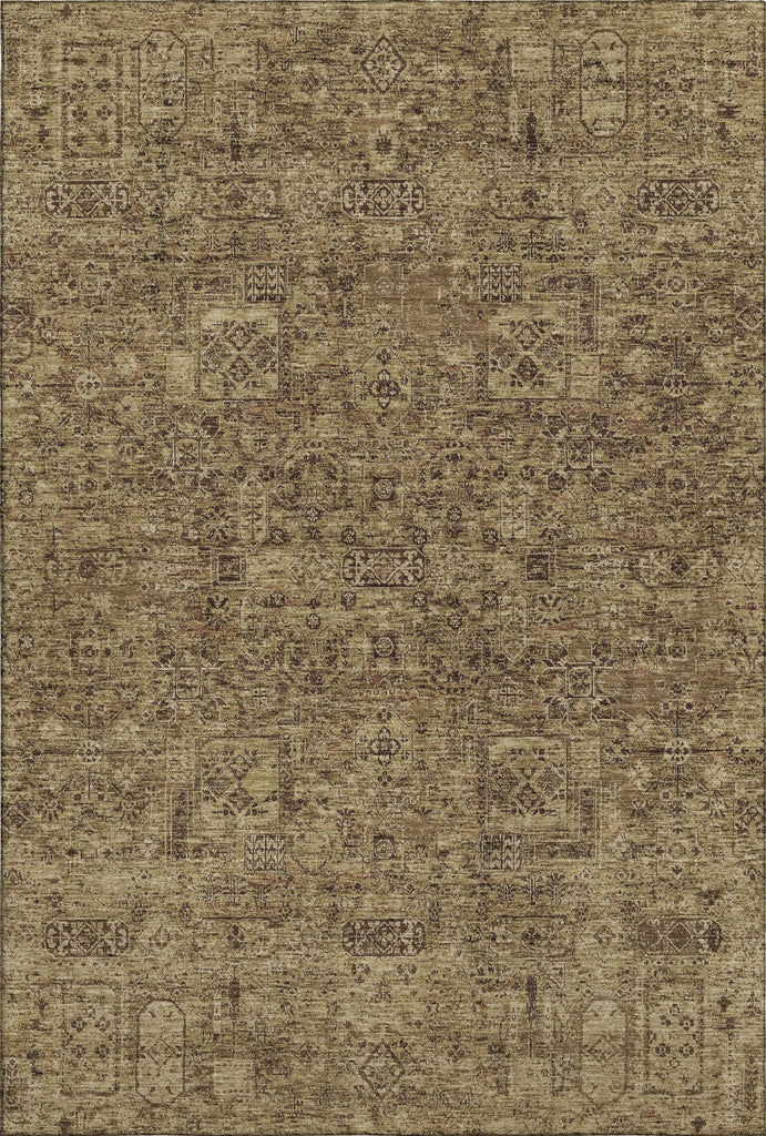 Piper Looms Mayfield Panel AMF611 Mocha Machine Washable Area Rug main image