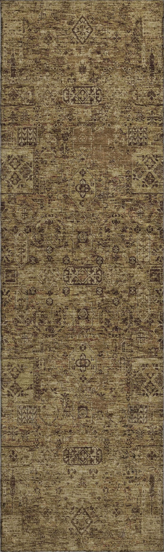 Piper Looms Mayfield Panel AMF611 Mocha Machine Washable Area Rug Runner Main Image