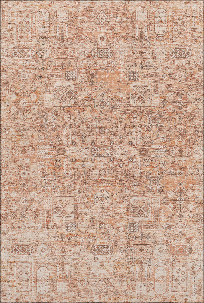 Piper Looms Mayfield Panel AMF611 Salmon Machine Washable Area Rug main image