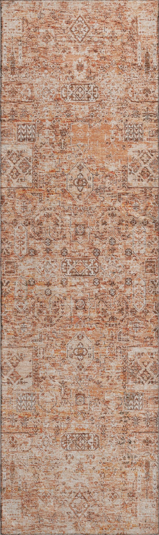 Piper Looms Mayfield Panel AMF611 Salmon Machine Washable Area Rug Runner Main Image