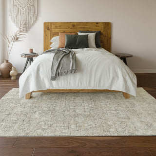 Piper Looms Mayfield Panel AMF611 Taupe Machine Washable Area Rug Lifestyle Image Feature
