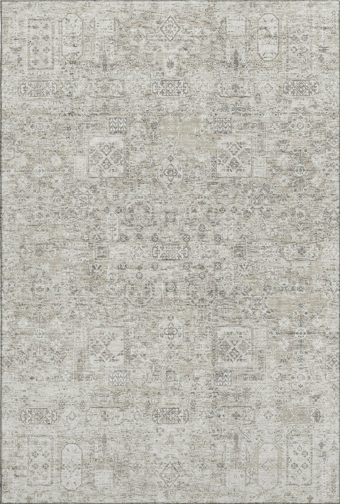 Piper Looms Mayfield Panel AMF611 Taupe Machine Washable Area Rug main image