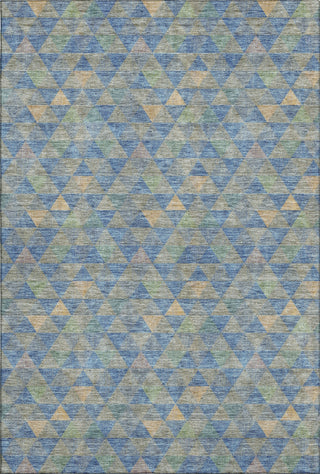 Piper Looms Mayfield Geometric AMF612 Blue Machine Washable Area Rug main image
