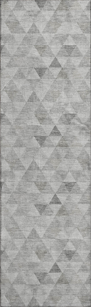 Piper Looms Mayfield Geometric AMF612 Silver Machine Washable Area Rug Runner Main Image