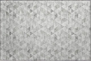 Piper Looms Mayfield Geometric AMF612 Silver Machine Washable Area Rug Scatter Main Image