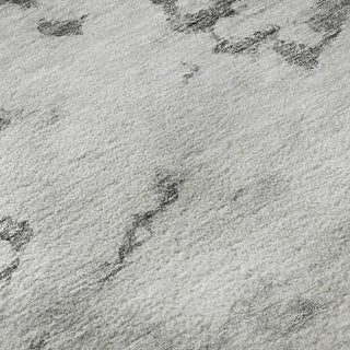 Piper Looms Mayfield Spiral AMF614 Gray Machine Washable Area Rug Swatch Image
