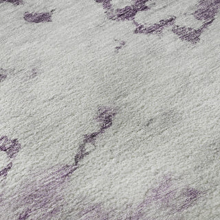Piper Looms Mayfield Spiral AMF614 Purple Machine Washable Area Rug Swatch Image