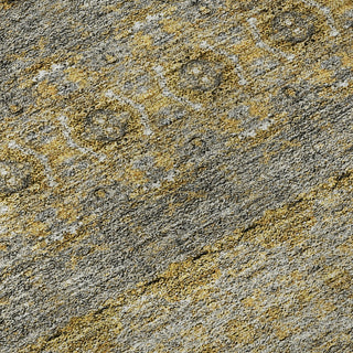 Piper Looms Mayfield Bohemian AMF615 Gold Machine Washable Area Rug Swatch Image