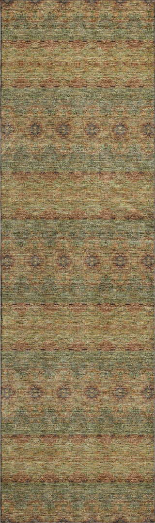 Piper Looms Mayfield Bohemian AMF615 Green Machine Washable Area Rug Runner Main Image