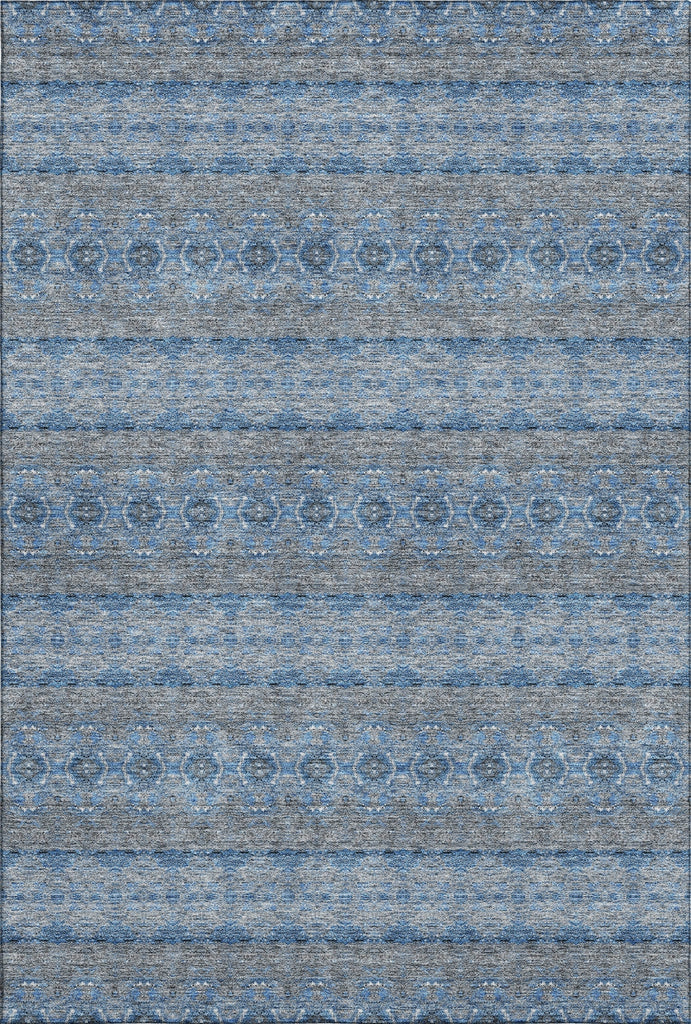 Piper Looms Mayfield Bohemian AMF615 Navy Machine Washable Area Rug main image