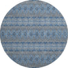 Piper Looms Mayfield Bohemian AMF615 Navy Machine Washable Area Rug Round Main Image