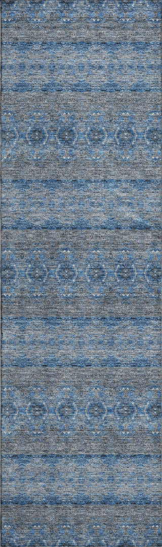 Piper Looms Mayfield Bohemian AMF615 Navy Machine Washable Area Rug Runner Main Image