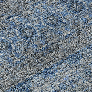 Piper Looms Mayfield Bohemian AMF615 Navy Machine Washable Area Rug Swatch Image