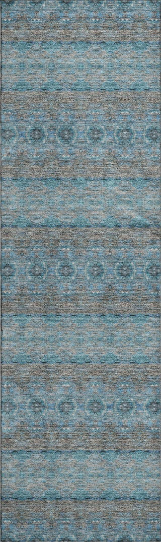 Piper Looms Mayfield Bohemian AMF615 Teal Machine Washable Area Rug Runner Main Image