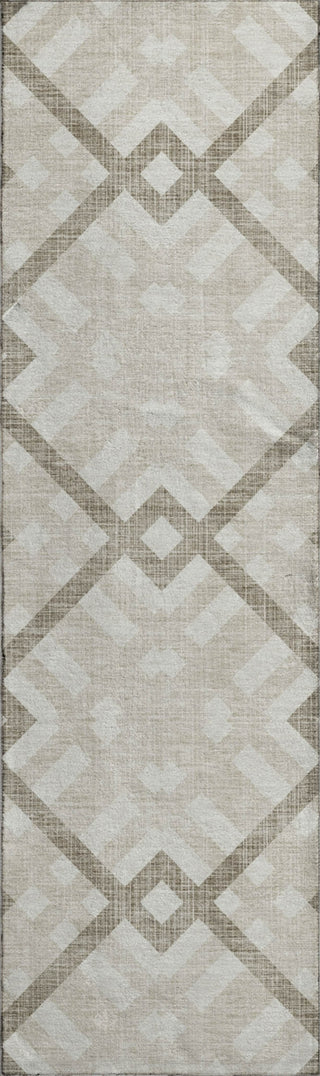 Piper Looms Mayfield Geometric AMF616 Beige Machine Washable Area Rug Runner Main Image