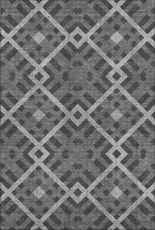 Piper Looms Mayfield Geometric AMF616 Charcoal Machine Washable Area Rug main image