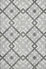 Piper Looms Mayfield Geometric AMF616 Gray Machine Washable Area Rug main image