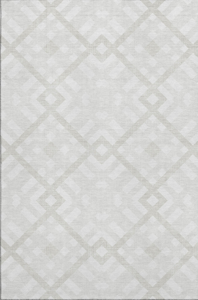 Piper Looms Mayfield Geometric AMF616 Ivory Machine Washable Area Rug main image