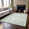 Piper Looms Mayfield Geometric AMF616 Mint Machine Washable Area Rug Lifestyle Image Feature