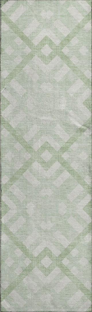 Piper Looms Mayfield Geometric AMF616 Mint Machine Washable Area Rug Runner Main Image