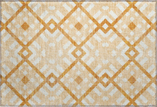 Piper Looms Mayfield Geometric AMF616 Peach Machine Washable Area Rug Scatter Main Image