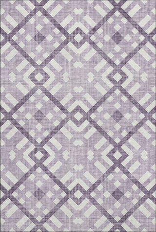 Piper Looms Mayfield Geometric AMF616 Purple Machine Washable Area Rug main image