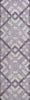 Piper Looms Mayfield Geometric AMF616 Purple Machine Washable Area Rug Runner Main Image